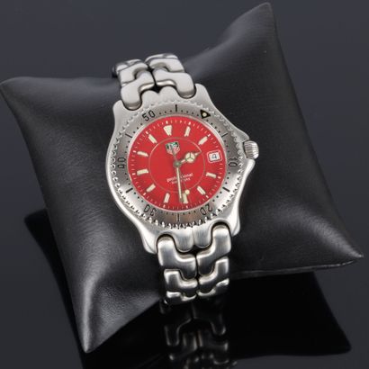 TAG HEUER. Steel wristwatch, model WG111C...