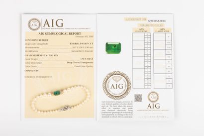 Drop cultured pearl line bracelet (3.3 to...