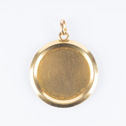 Important AUGIS love medal in gold (750‰),...