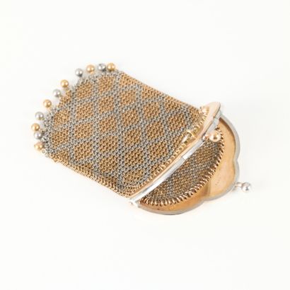 Gold (585‰) and platinum (850‰) coin purse....