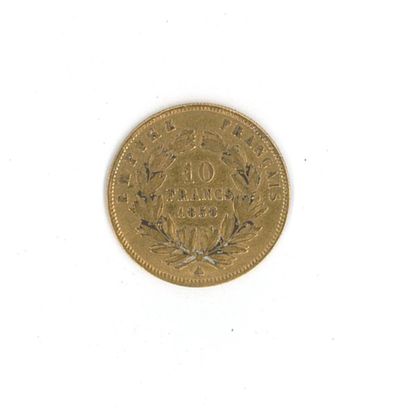 1 gold coin: 10 FF 1858 A