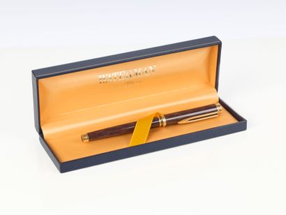 WATERMAN Gentleman fountain pen, 18K brown...