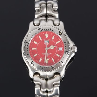 TAG HEUER. Steel wristwatch, model WG111C...