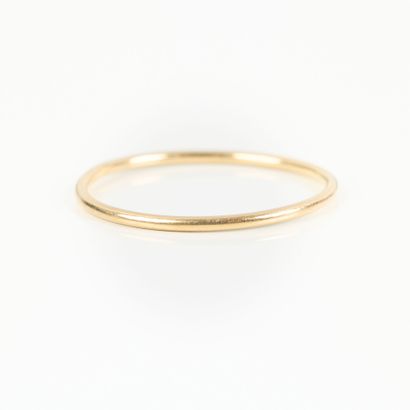 Wedding band in gold (750‰). TDD 53. 0.71...