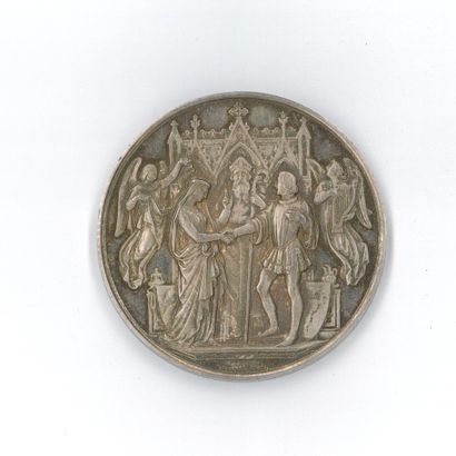 Silver wedding medal, DOMARD (after), not...