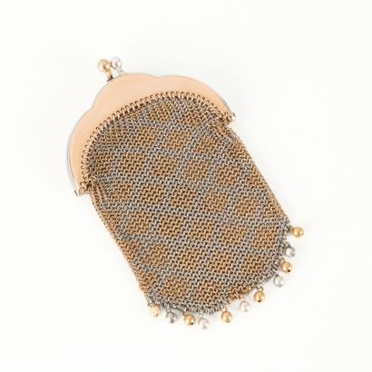 Gold (585‰) and platinum (850‰) coin purse....