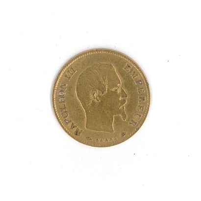 1 gold coin: 10 FF 1858 A