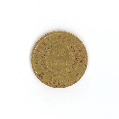 1 gold coin: 40 FF 1811 A