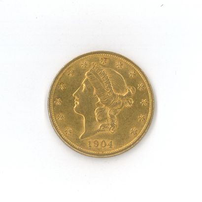 1 gold coin: $20 (US) 1904