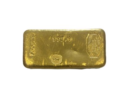 1 numbered gold bar (No. 460533) with its...