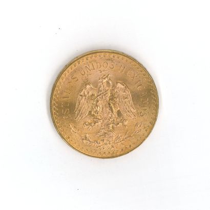 1 monnaie or : 50 Pesos Mexique 1821 - 1...
