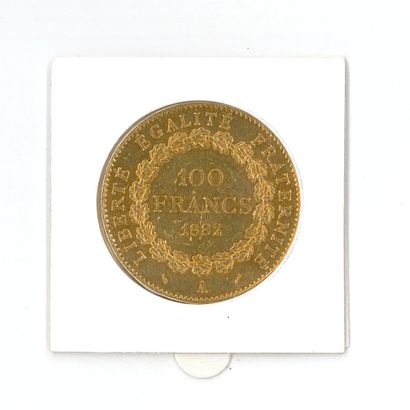 1 gold coin: 100 FF Génie 1882 A