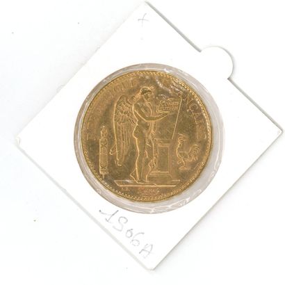 1 gold coin: 100 FF Génie 1906 A