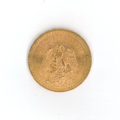 1 monnaie or : 50 Pesos Mexique 1821 - 1...