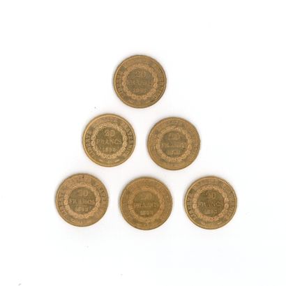 6 gold coins: 20 FF 