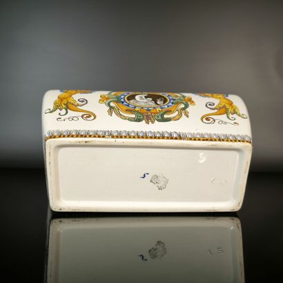 GIEN
Polychrome earthenware planter with...