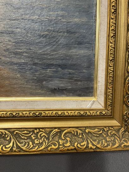 Ch. CLAIR
Le tréport, 1917
Huile sur toile...