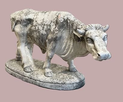 Composite stone cow
H. 55 x W. 76 x D. 34...