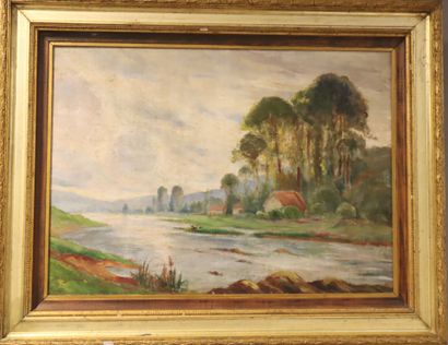 FUNNY (in style)
Riverbank
Canvas. 
46 x...