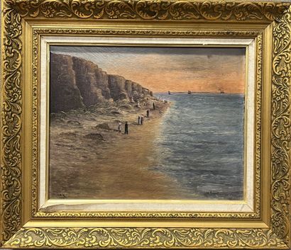 Ch. CLAIR
Le tréport, 1917
Huile sur toile...
