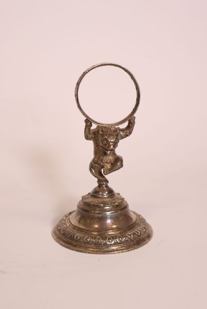 CHRISTOFLE. Porte-piques en métal argenté...