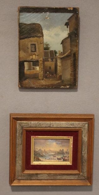 2 works:
- Anonymous, 19th century. Farmyard....