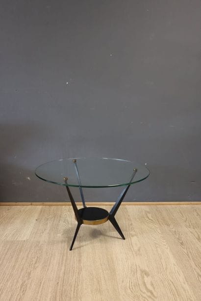 Angelo OSTUNI (XX) Table basse, 1950 Deux...