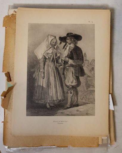 V. LHUER
 Le costume breton de 1900 jusqu'à...