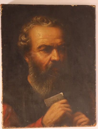 École du XIXe siècle
Portrait d'un saint...