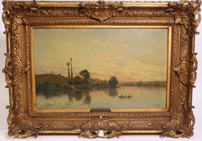 Hippolyte Camille DELPY (1842-1910)
Etang...