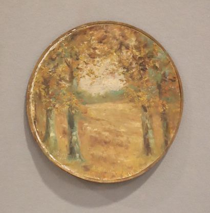4 works:
- L. HENRY. Woman Near a Farm. Oil...