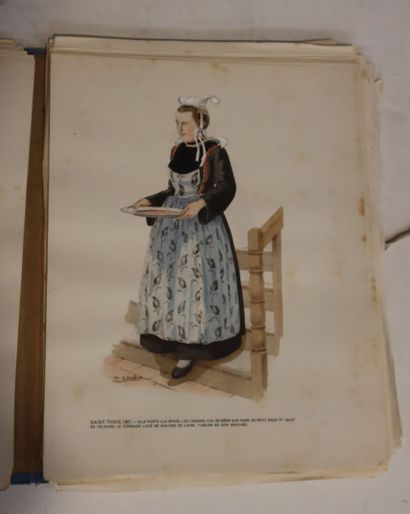 V. LHUER
 Le costume breton de 1900 jusqu'à...