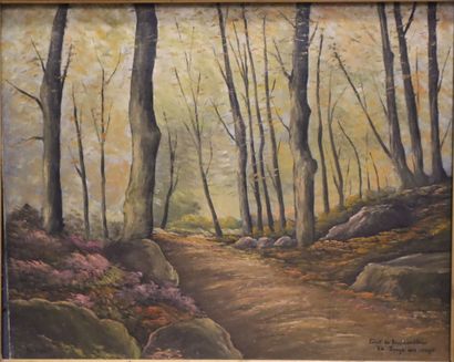 Ch. CLAIR
Fontaibleau, La Gorge aux loups,...