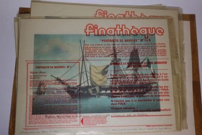 10 Lithographies en couleur :
Gréement a...