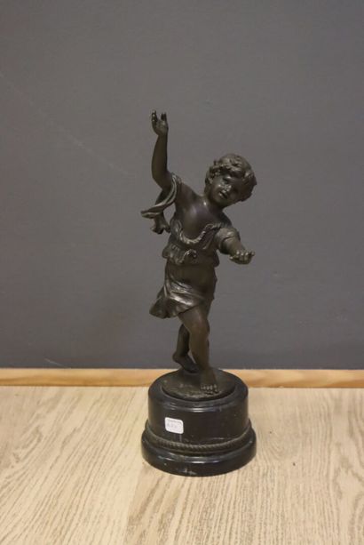 E. PLAT (XIXe siècle)
Allégorie de la danse
Bronze...