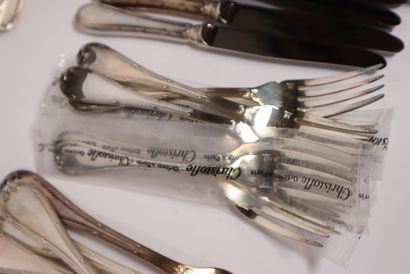 CHRISTOFLE 
Ménagère modèle 