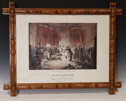 Color lithograph 