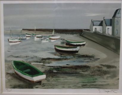 20th century school , signed Laporte 
Port...