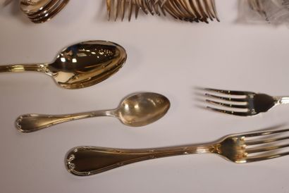 CHRISTOFLE 
Ménagère modèle 