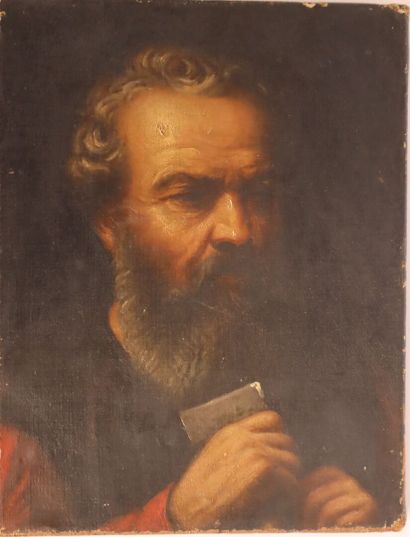École du XIXe siècle
Portrait d'un saint...