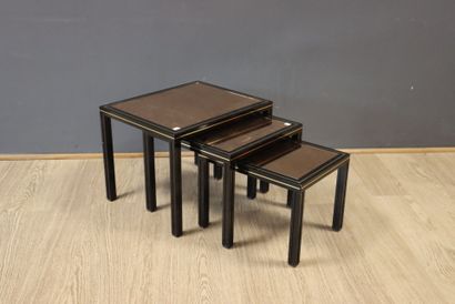 Pierre Vandel- Paris (Né en 1939)
Trois tables...