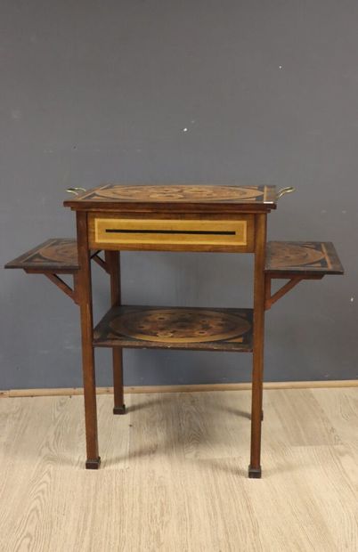 Single-door storage cabinet with pyrographed...