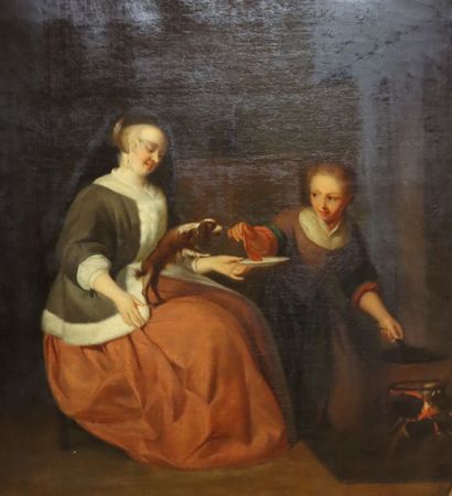 . Ecole hollandaise du XIXe siècle dans le...
