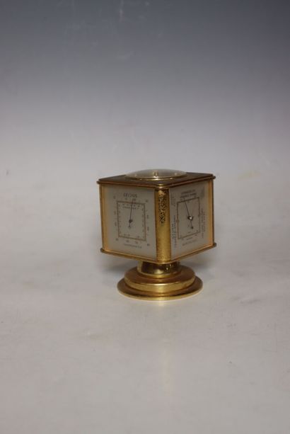 ANGELUS
Pendulette de bureau 4 faces en laiton...