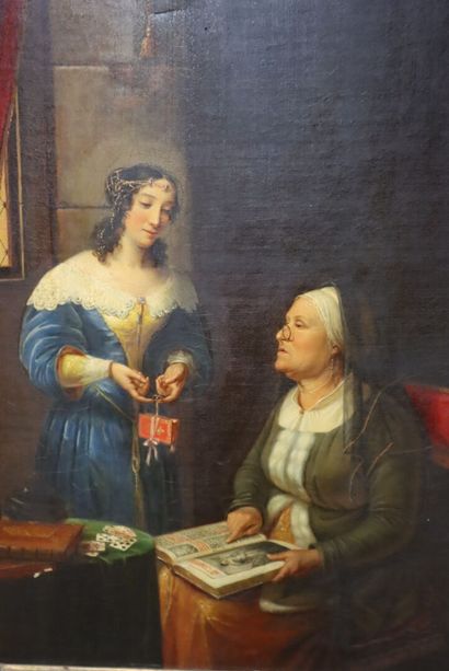École hollandaise du XIXe siècle, dans le...
