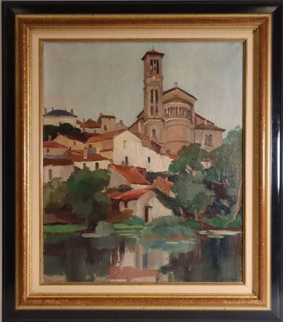 Pierre LANGLADE (1907–1972) 
Oil on canvas,...