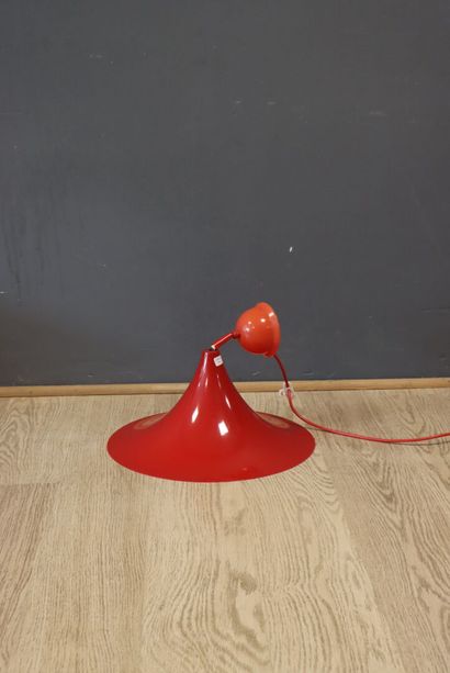 Set of 4 pendant lights from around 1970,...