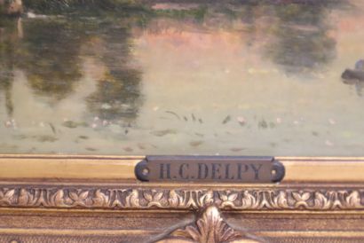 Hippolyte Camille DELPY (1842-1910)
Etang...