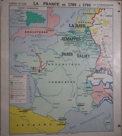 Trois affiches scolaires recto - verso :...