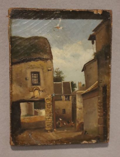 2 works:
- Anonymous, 19th century. Farmyard....
